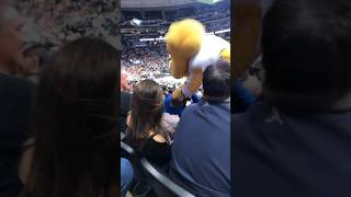 Denver Nuggets Mascot Rocky Throwing Fans Hat #nba #basketball #basketballgame #denvernuggets #nfl