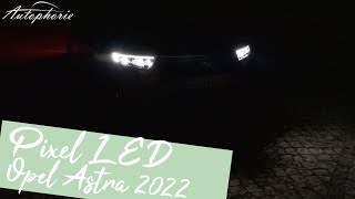 2022 Opel Astra L: IntelliLux LED Pixel Licht Test [4K] - Autophorie Extra