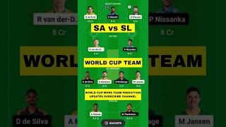 SAUTH AFRICA vs SRI LANKA Dream11 Team Prediction Today 2023