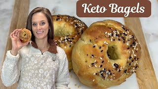 Keto Bagels! Using My Perfected Keto Flour | Gluten free