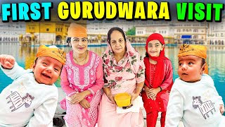 RISHABH First Visit to Gurudwara Sahib in Bangalore😇Satisfying Vlog @SamayraNarulaandFamily