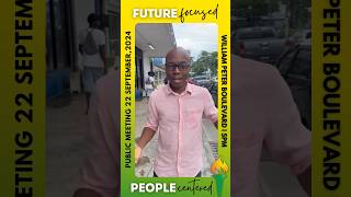 Dominic Fedee Rallies for UWP: Future Focus, People Centered! #stlucia