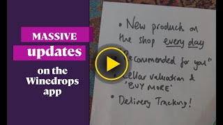 MASSIVE updates to the Winedrops App