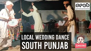 Wedding folk dance in south Punjab Pakistan .