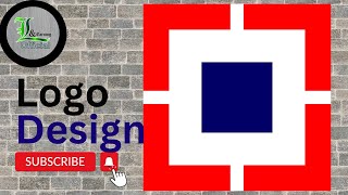 HDFC bank logo design || professional logo design || logo design tutorial #logo