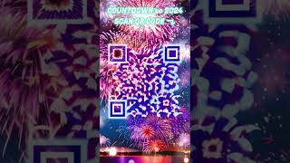 Scan the Fireworks QR Code to Countdown to 2024