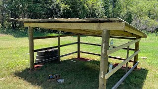 DIY Low Cost Goat shelter #diy #farm #goats #goatfarm