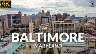 Baltimore 4K Drone Footage | Baltimore, Maryland | Mount Vernon & Inner Harbor