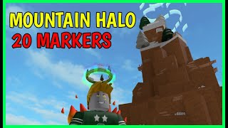 How to get MOUNTAIN HALO in FIND THE MARKERS [ 20 MARKERS ] Roblox [ UPDATED 2024 ]