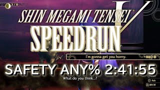 Shin Megami Tensei V Speedrun - Safety Any% [2:41:55]