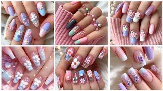 50+easy nail art designs/nail art/stylish nail art designs for girls/nail polish ideas/flower nails