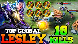 When Enemy Team Picked 4 Magical Hero !! MLBB Lesley One Shot Best Build Emblem 2023 Gameplay Guide