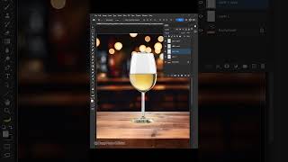 How to remove the background of a glass in Photoshop #photoshop #photoshoptutorial