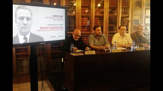 Presentació del llibre MARTÍ BARRERA, SINDICALISTA, IMPRESSOR, POLÍTIC