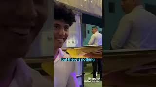 Security guard catches him in the act 🤣🤣