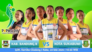 🔴LIVE POPWILDA WILAYAH I JABAR  2024 (PI) - KAB. BANDUNG BARAT 🆚 KOTA SUKABUMI