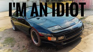 Starting Nissan 300zx Twin Turbo with NO OIL, Brand new engine first start. Definitely not advised.