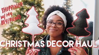 VLOG | shopping with my boyfriend + Christmas decor haul (Target, HomeGoods, World Market)