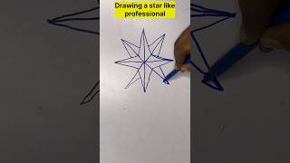 Professional star drawing method #trending #shorts #reels