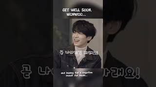 Get well soon, Wonwoo... 💜