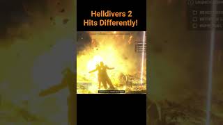 Helldivers 2 Hits Different! amazing game! #helldivers2 #gaming #helldivers #gamingshorts #funny