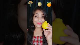 Emoji Eating Challenge 🍓🥝🍟🍔🍳 Indian🇮🇳Girl👸 #shorts #ytshorts