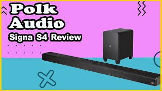 ✅ Polk Audio Signa S4 Review |  Ultra-Slim Sound Bar with Wireless Subwoofer, Dolby Atmos