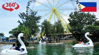 Swan Ride at Enchanted Kingdom Amusement Park - 360 Video in Santa Rosa Philippines