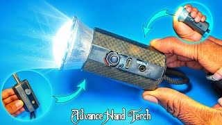 Homemade Flash Light || Rechargeable Hand Flash Light || #lajawab_inventor #diy