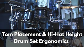 Rack Tom Placement and Hi-Hat HEIGHT - Drum-Set Ergonomics // Modern Drummer 2017 Vintage