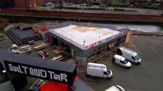 Salt and Tar Bootle Strand Regeneration Project Progression Drone Flight for 3D Model April 11 2024