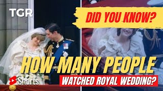 Largest Wedding Ever | Royal Wedding Watched by Billions | #ShortVideo 010