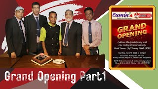 TOMMY MIAH,MBE  Cumin's Authentic Resturant Grand Opening, Part 1