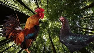 Suara ayam jago manggil ayam betina