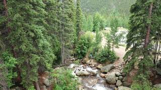 Coming down Scott Gomer Creek with Pilot at the end