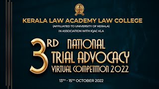 3RD NATIONAL TRIAL ADVOCACY (VIRTUAL) COMPETITION 2022- VALEDICTORY