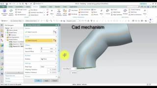 siemens nx tutorials how to use sweep along guide command