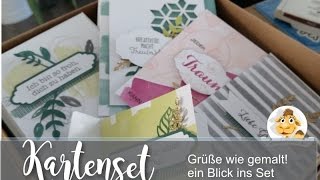 Grüße wie gemalt  (das Kartenset in der Übersicht)