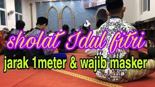 Sholat Idul fitri di korea pake masker