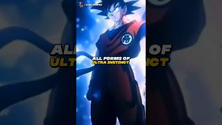 All Forms Of Ultra Instinct | #dragonball #dragonballsuper #goku #vegeta #ultrainstinct #dbz #gohan