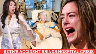 "Emergency! Beth’s Accident Sparks Hospital CHAOS – Will Liam & Hope Lose Their Miracle Baby?"