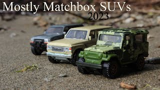 Mostly Matchbox SUVs 2023