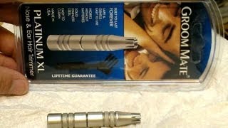 Groom Mate Platinum XL Nose and Ear Hair Trimmer Review and Disassembly