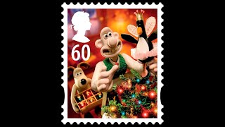 Wallace and Gromit Xmas Stamps #philately #stampcollecting #christmas