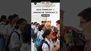 Bule Jerman Sampai Grogi, Penonton Ikut Kaget‼️ #reaksibule #shorts #viralvideo