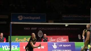 badminton world championships 2011 Semi Final Qing Tian Yunlei Zhao vs Jwala Gutta Ashwini Ponnappa Badminton World Championships 20111