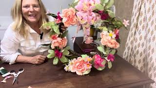 GARLAND WREATH DIY IN 5 MINUTES #flowerboss