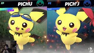 Teaching Pichu Taunt, Amiibo BM