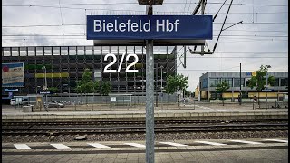 Bahnverkehr in Bielefeld Hauptbahnhof - Sommer 2021 - Teil 2/2