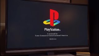 Nathan Drake playing PlayStation 1 with wifey. PS One boot sound is awesome.